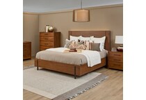 flexsteel brown queen bed package pq  