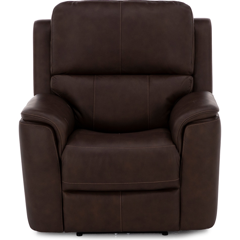 flexsteel brown recliner z  