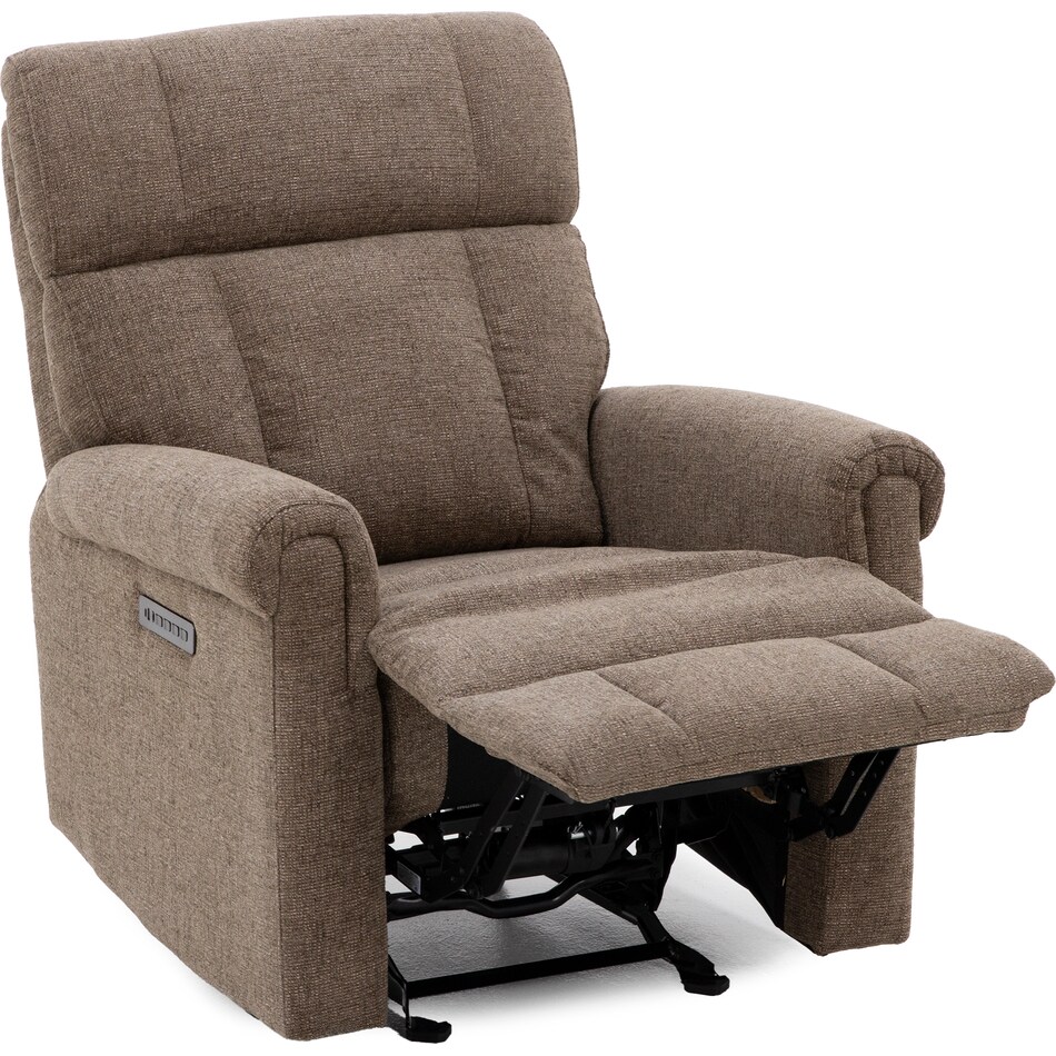 flexsteel brown recliner z  