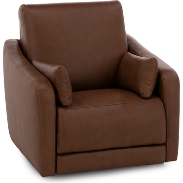 Flexsteel Aubrie Leather Power Wall Saver Recliner