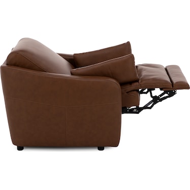 Flexsteel Aubrie Leather Power Wall Saver Recliner
