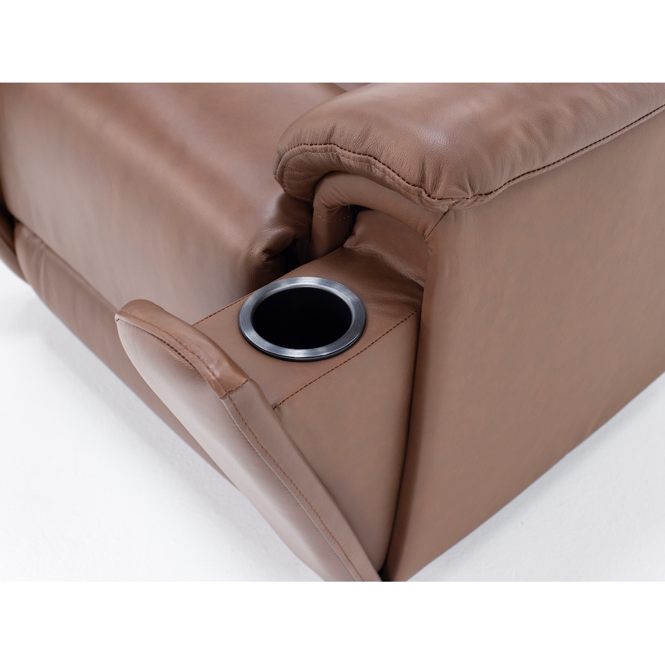 flexsteel brown recliner z  