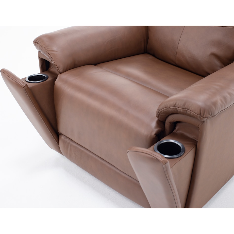 flexsteel brown recliner z  