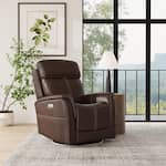 flexsteel brown recliner   