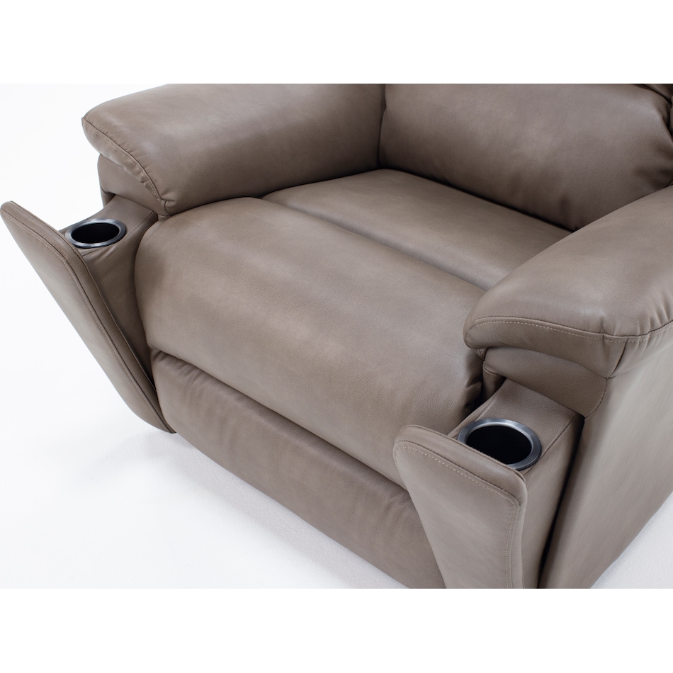 flexsteel brown recliner z  