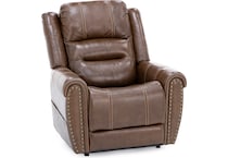 flexsteel brown recliner   