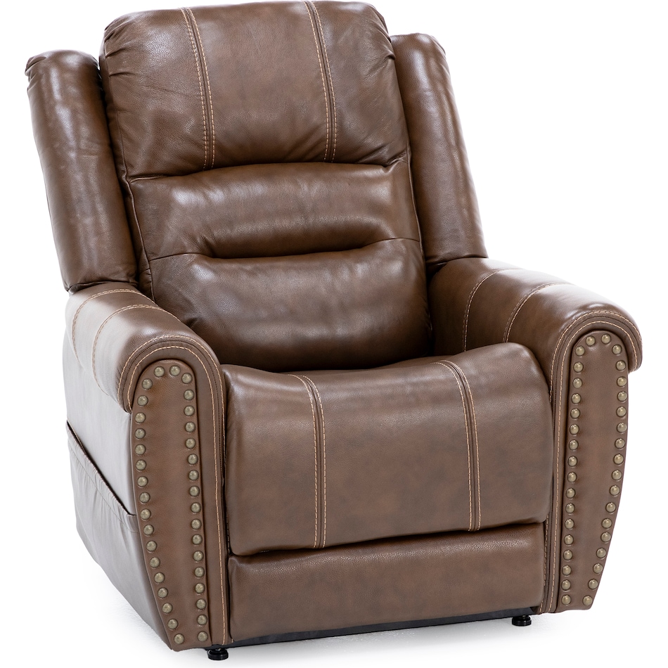 flexsteel brown recliner   