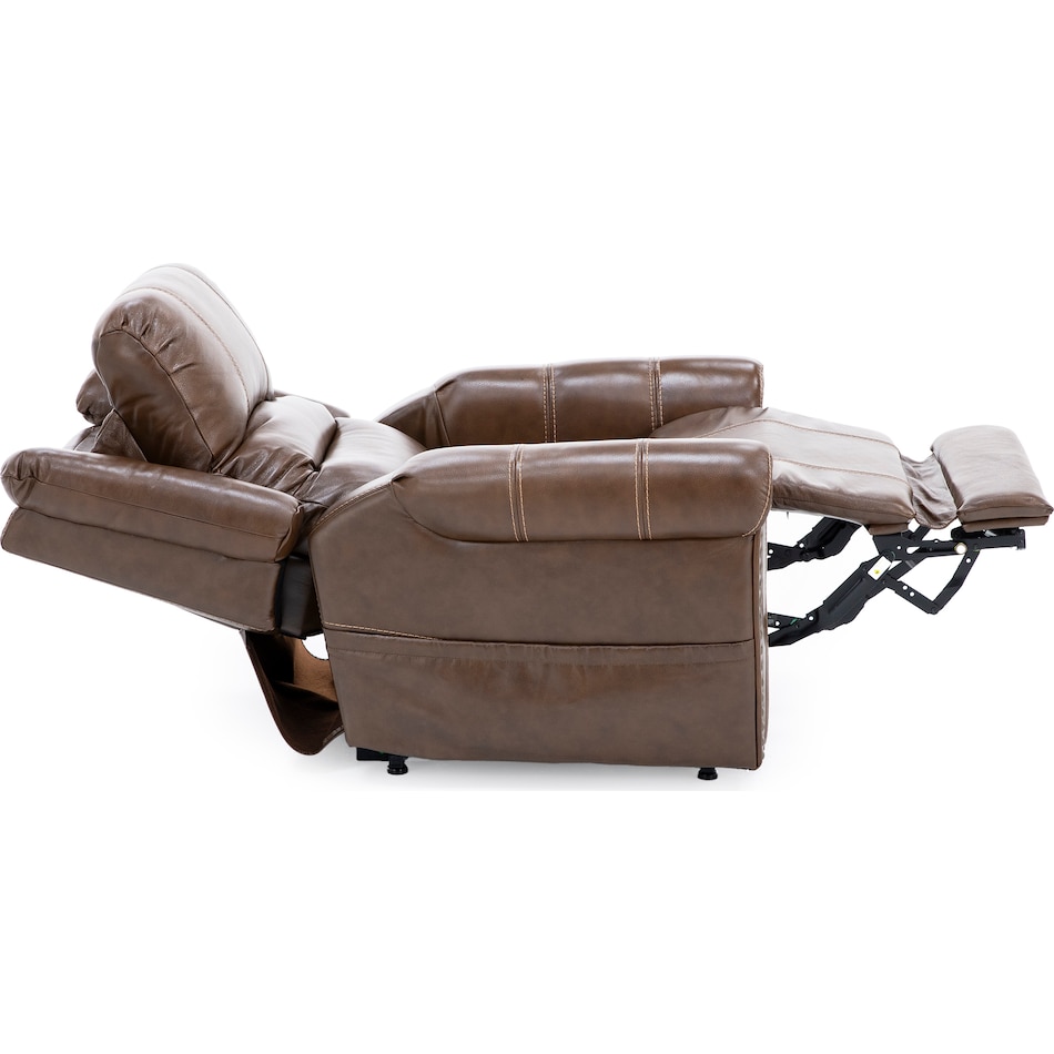 flexsteel brown recliner   
