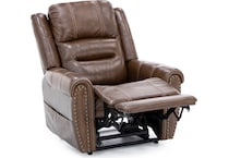 flexsteel brown recliner   