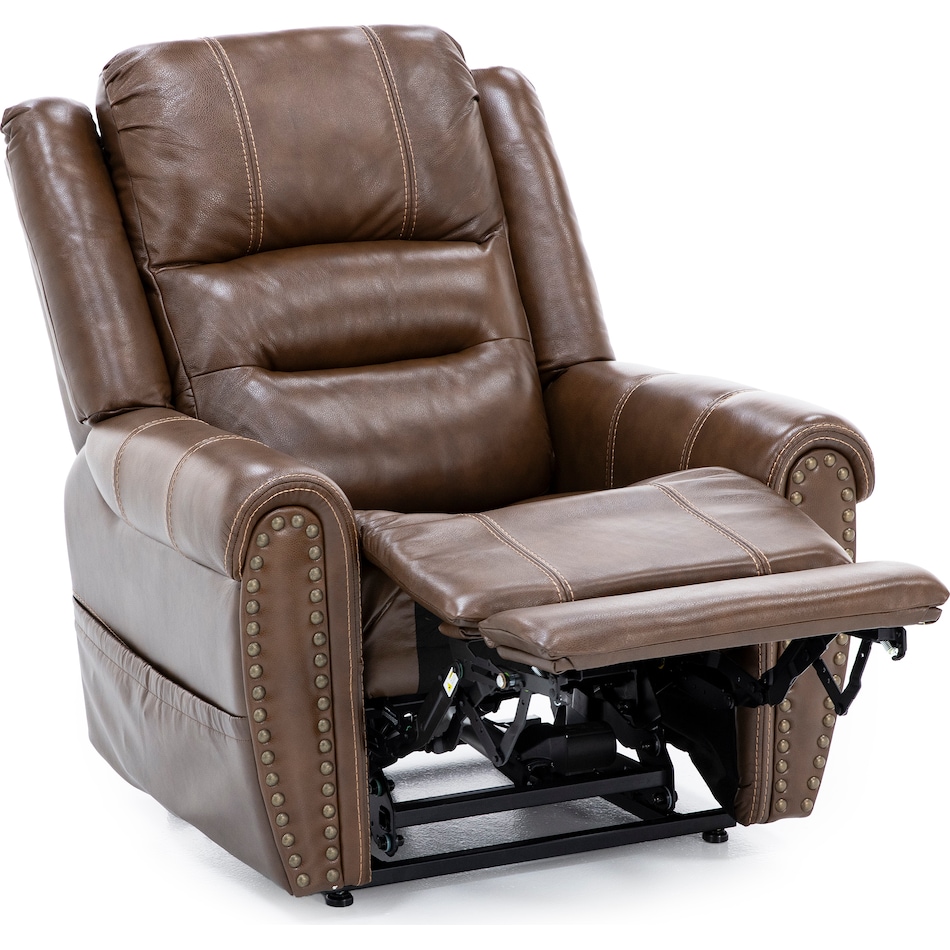 flexsteel brown recliner   