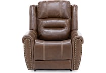 flexsteel brown recliner   