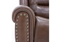 flexsteel brown recliner   