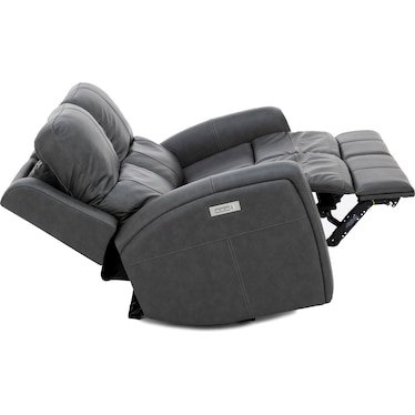 Landon Leather Zero Gravity Fully Loaded Reclining Loveseat