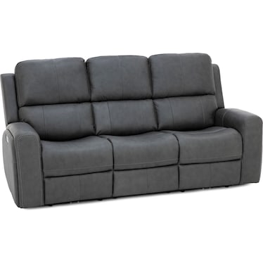Flexsteel Landon Leather Zero Gravity Fully Loaded Reclining Sofa