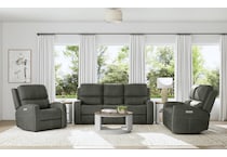 flexsteel grey  to  inches z  