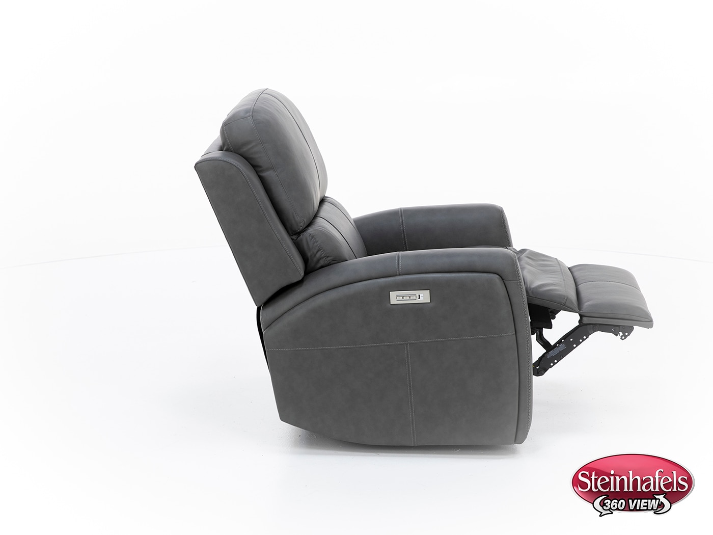 flexsteel grey recliner  image z  