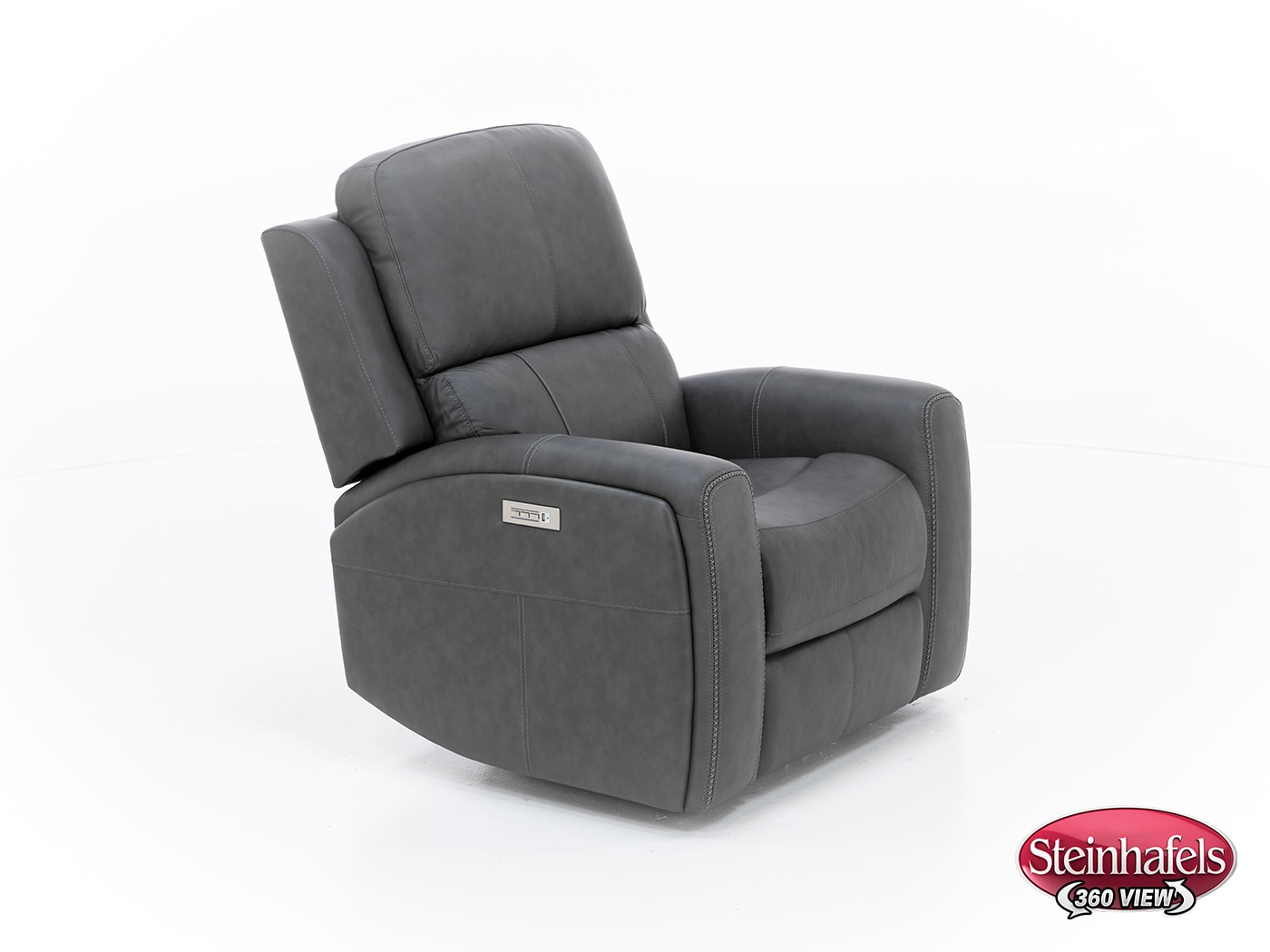 flexsteel grey recliner  image z  