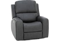 flexsteel grey recliner z  