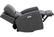 flexsteel grey recliner z  