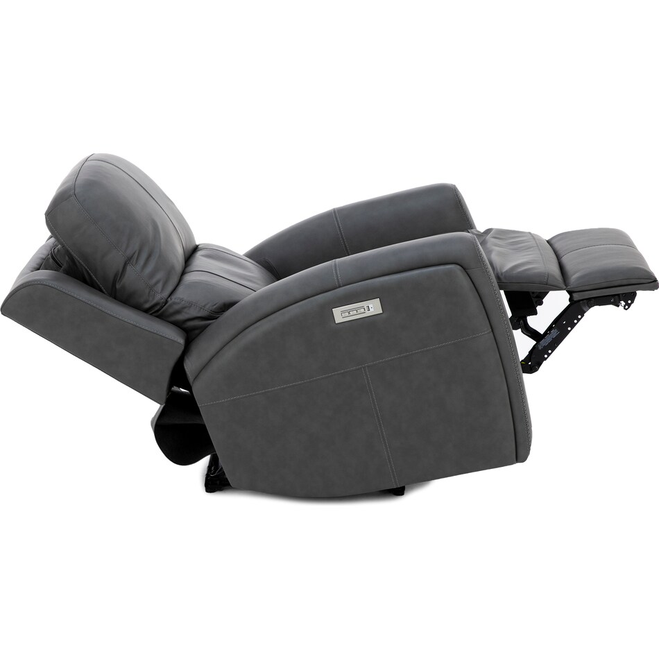 flexsteel grey recliner z  