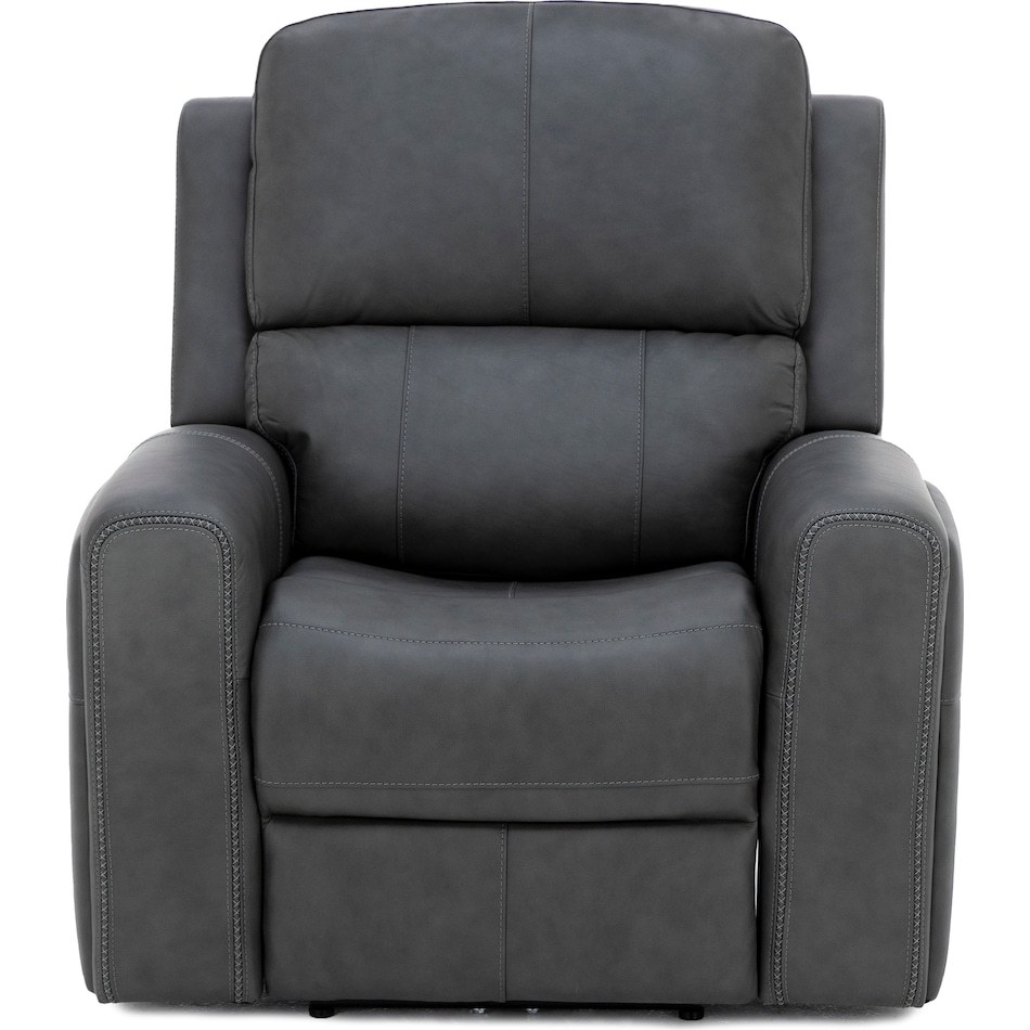 flexsteel grey recliner z  