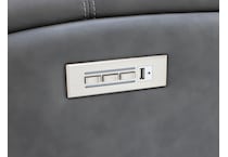 flexsteel grey recliner z  