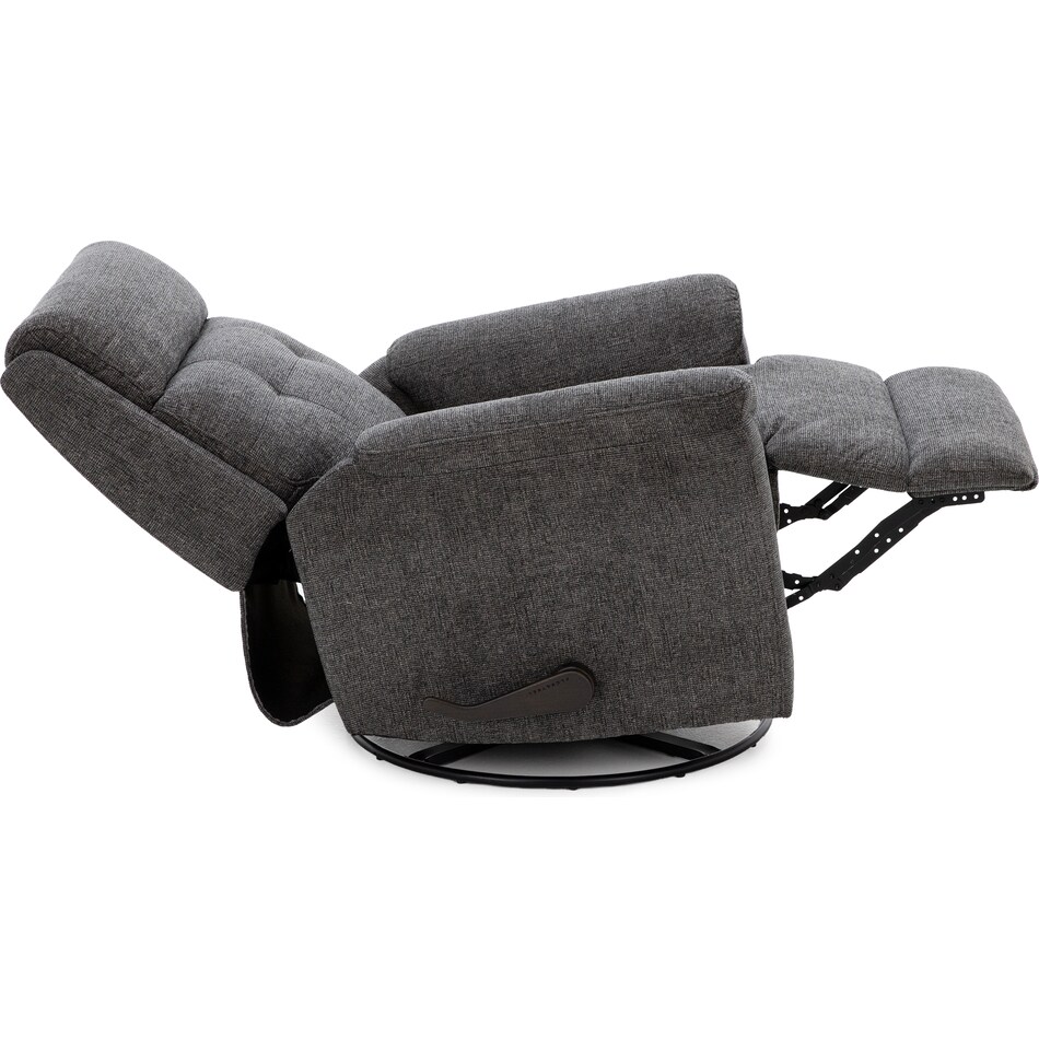 flexsteel grey recliner z  