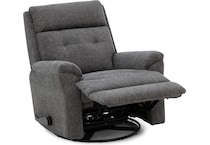 flexsteel grey recliner z  