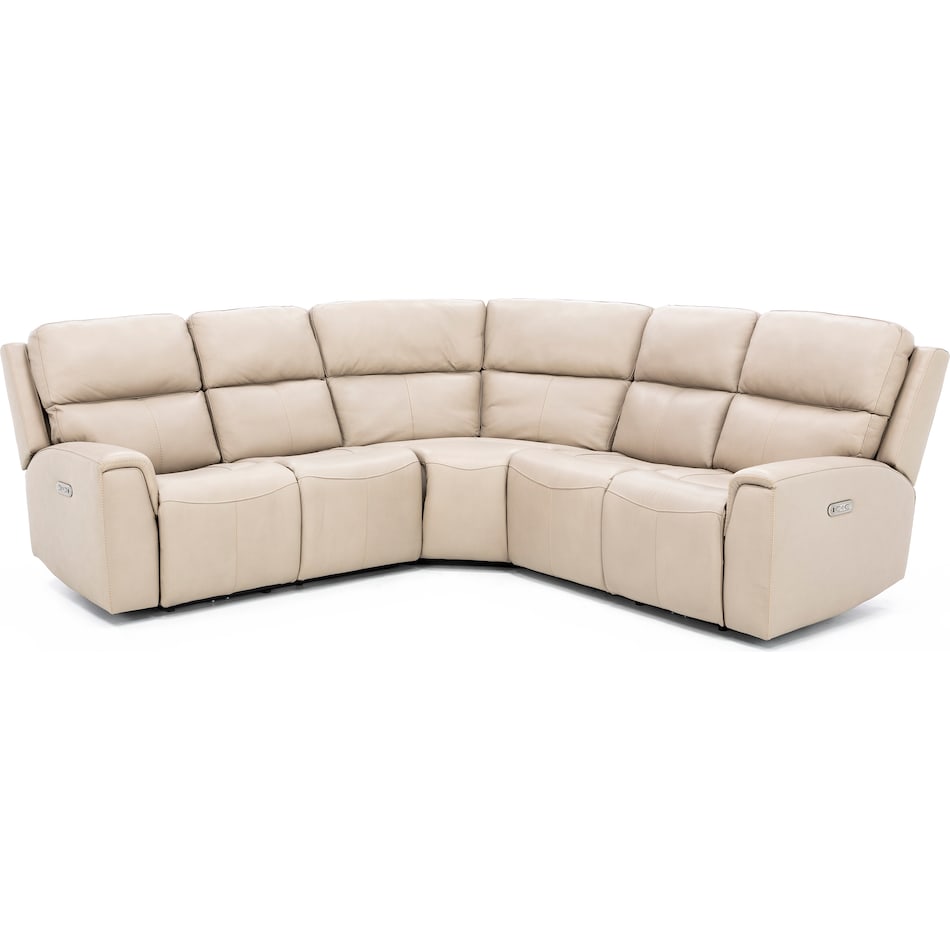 flexsteel mtn lth sectional piece pkg  