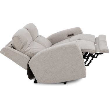 Flexsteel Shawna Power Headrest Reclining Loveseat