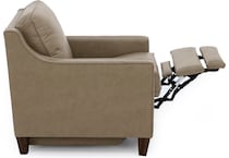 flexsteel tan recliner   