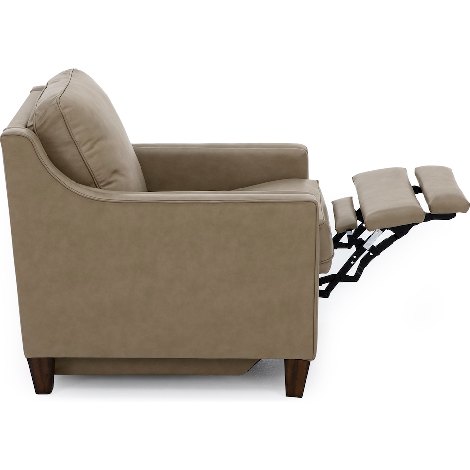 flexsteel tan recliner   
