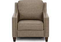 flexsteel tan recliner   