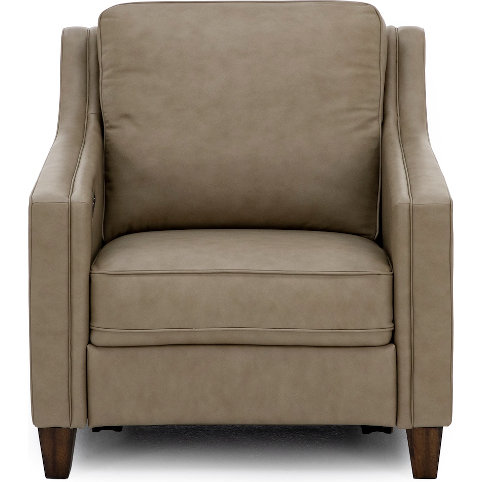 flexsteel tan recliner   