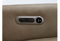 flexsteel tan recliner   