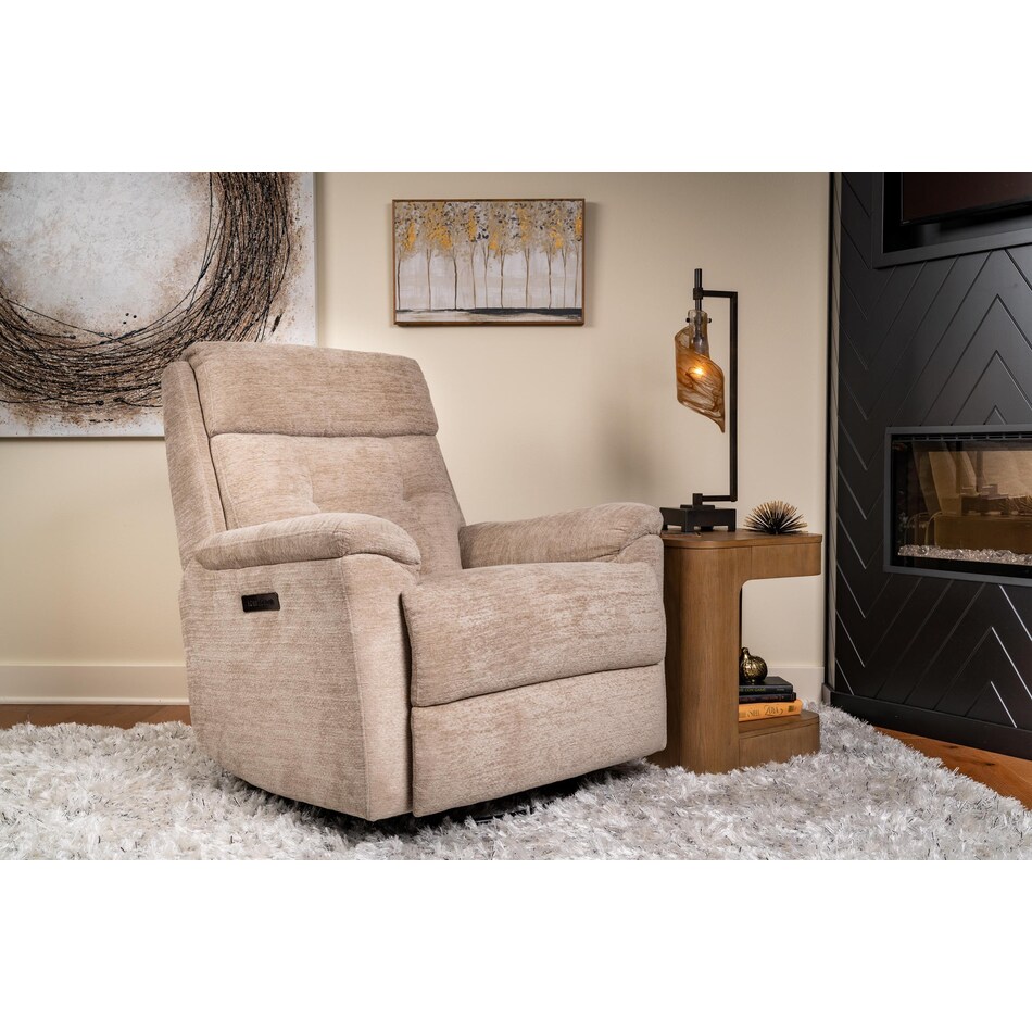 flxd beige recliner mto  