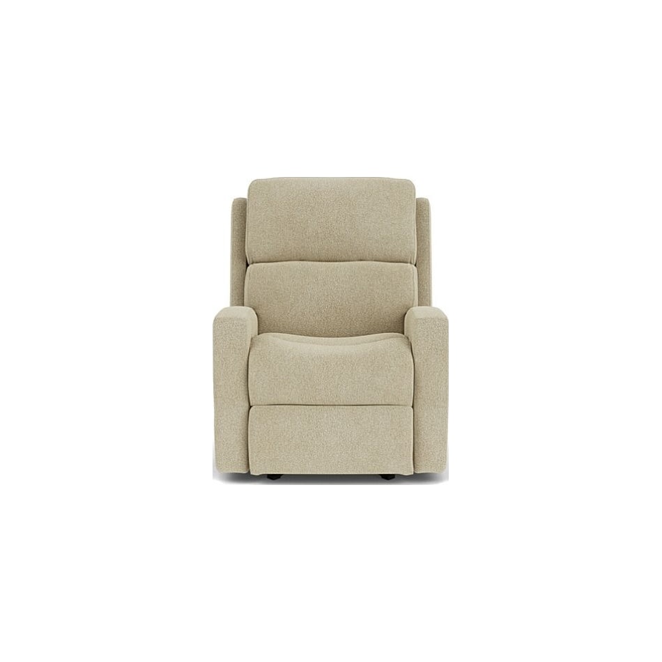 flxd beige recliner   