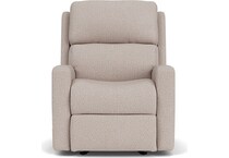 flxd beige recliner   