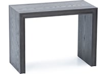 flxd black end table wtr  