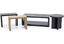 flxd black end table wtr  