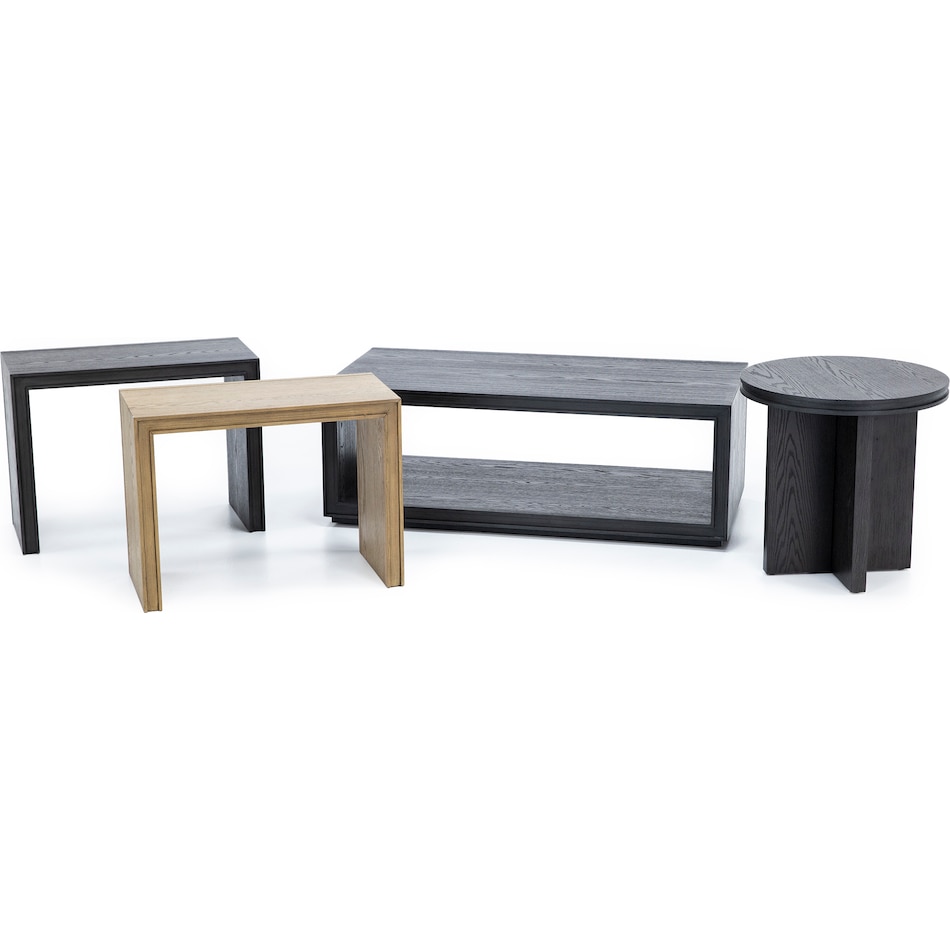 flxd black end table wtr  