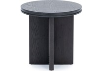 flxd black end table wtr  