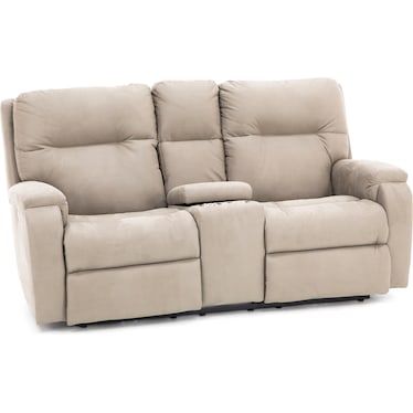 Shaun Fully Loaded Reclining Console Loveseat