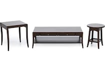 flxd brown cocktail table slv  