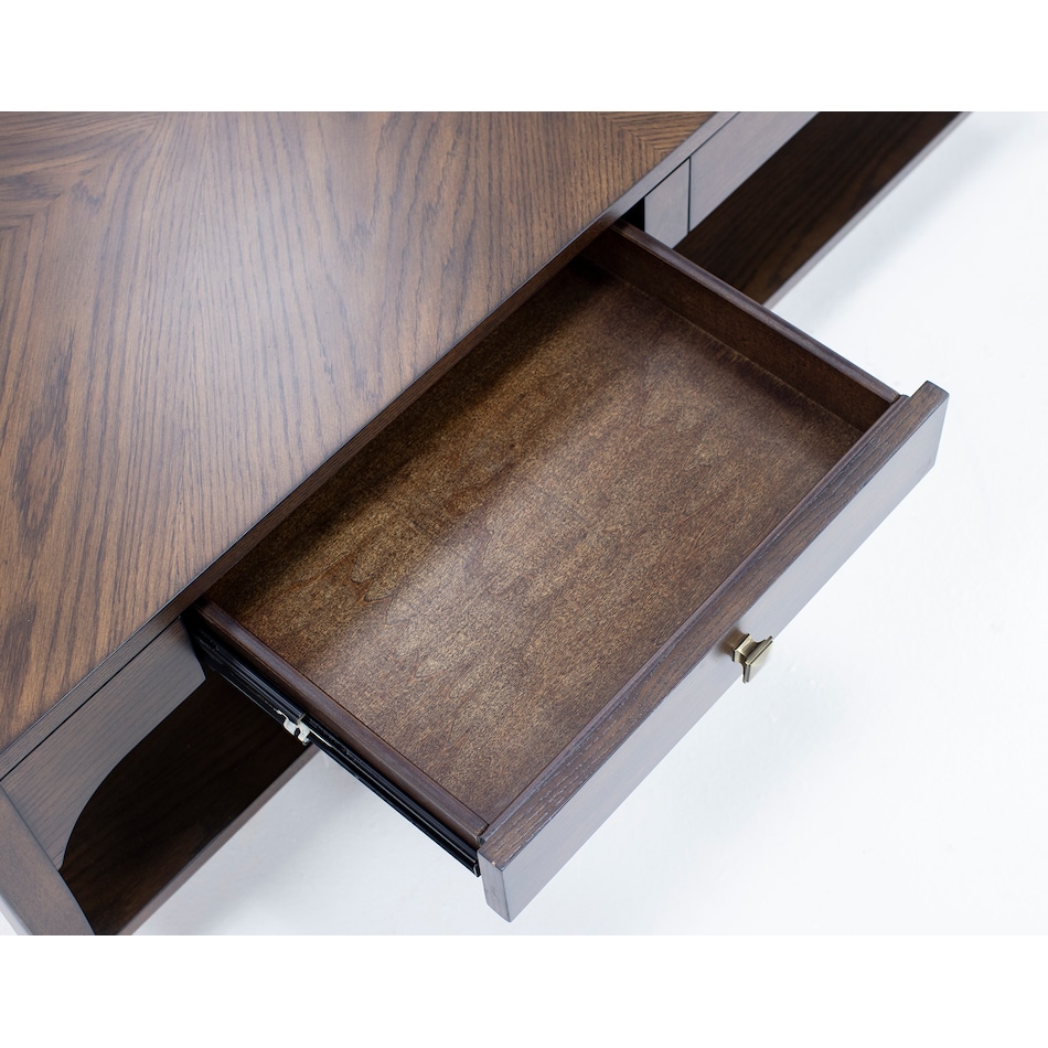 flxd brown cocktail table slv  