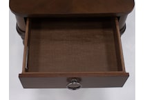 flxd brown end table bll  