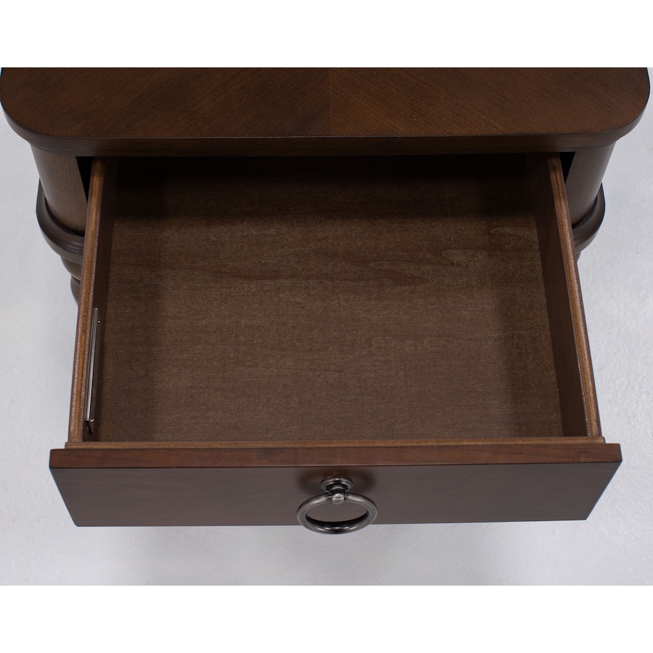 flxd brown end table bll  