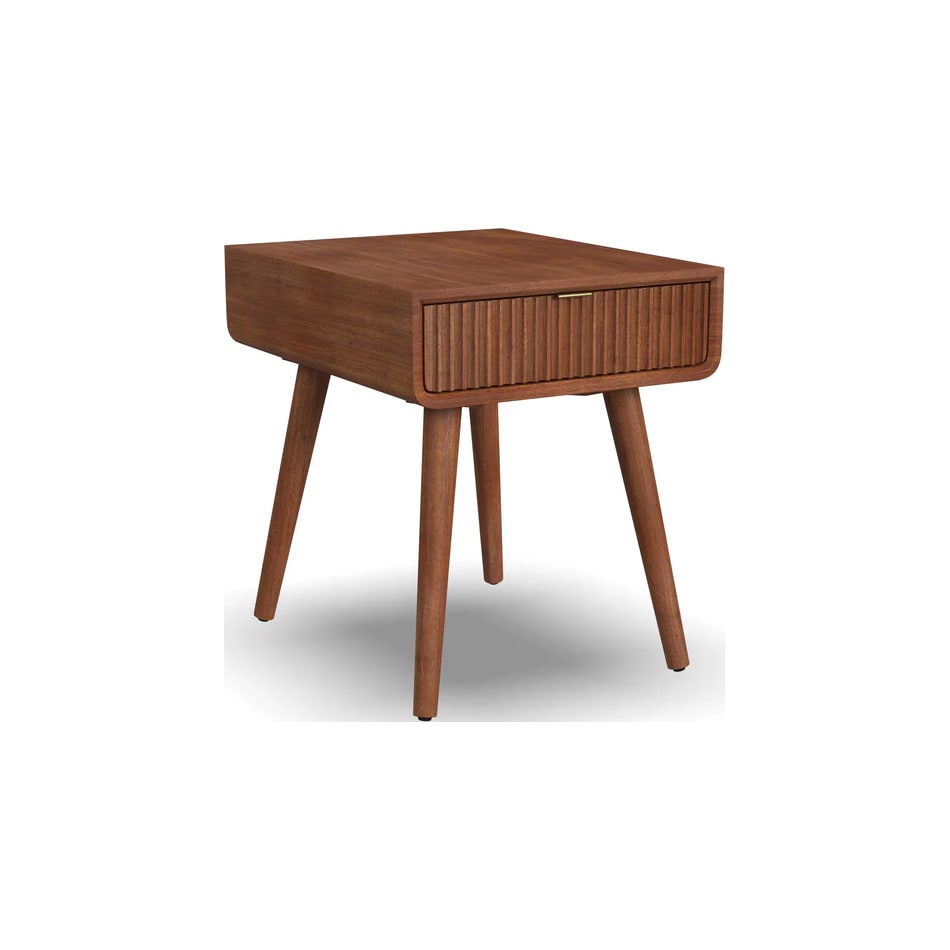 flxd brown end table ldw  