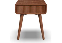 flxd brown end table ldw  