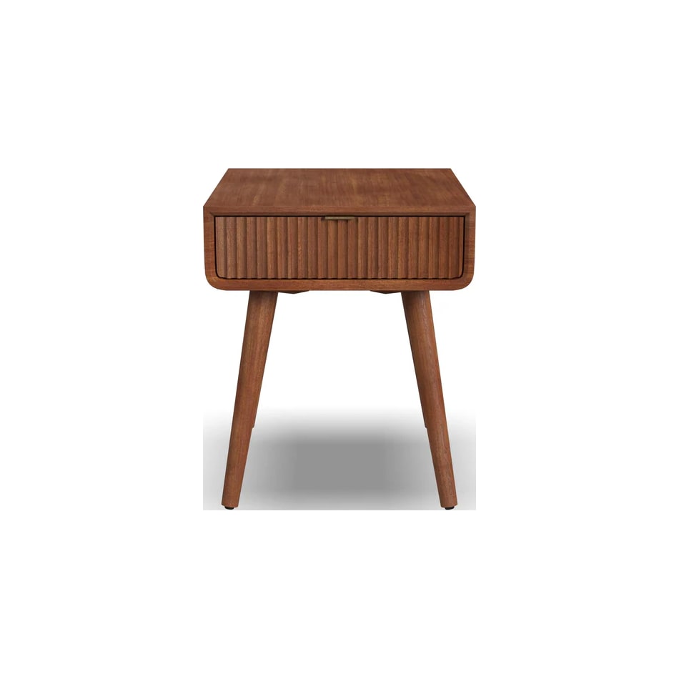 flxd brown end table ldw  